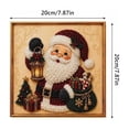 thumbnail image 2 of Christmas Diamond Art, Pearl Art Kits for Adults, DIY Christmas Pearl Diamond Painting Art Kit, Holiday Home Wall Decor Paintings, Pearl Painting Kits Christmas Pearl Beads Art Craft, 7.87in, 2 of 8