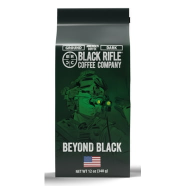 Black Rifle Coffee Company Beyond Black, Dark Roast, Ground Coffee, 12 oz