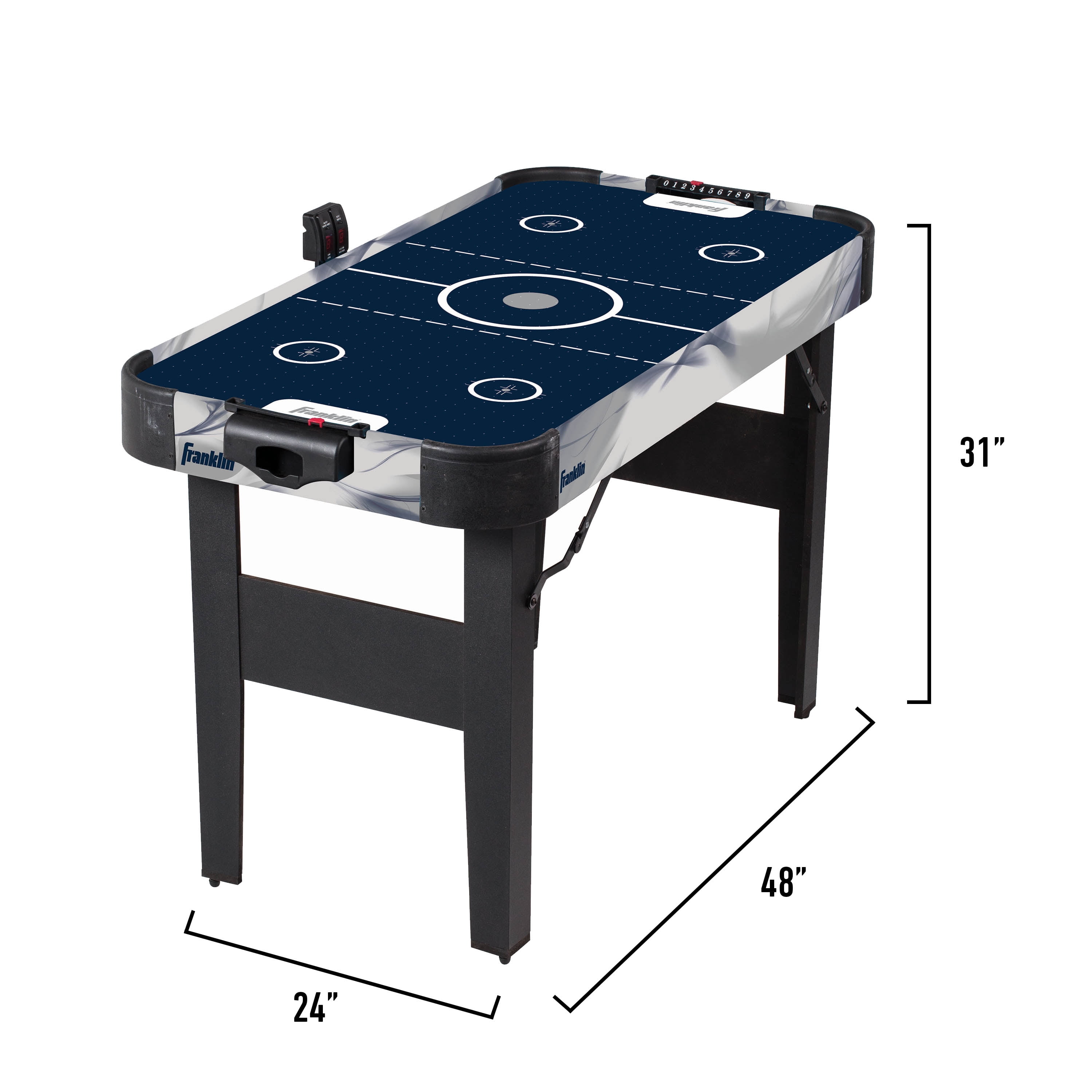 Franklin Sports 48 Straight Leg Air Hockey Table Walmart Com
