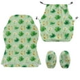 thumbnail image 2 of Xoenoiee Green Shamrock Daisy Horseshoe Pattern Waterproof Gaming Chair Slipcovers Full Set with Armrest Protectors, Non-Slip Fit for Ergonomic Rotating Computer Gamer Chairs St. Patrick's Day Decor, 2 of 7