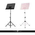 thumbnail image 7 of Portable Metal Music Stand Detachable Musical Instruments for Piano Violin Guitar Sheet Music Pink, 7 of 7
