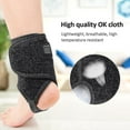Electric Heated Ankle Warmer Brace Support Heat Therapy Ankle Brace For Ankle Sprain Injury