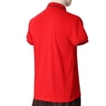 thumbnail image 4 of BLESSUME Chemise à Manches Courtes pour Hommes Col à Patte Chemise Clergé - 10 Couleurs, 4 of 6