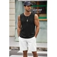 thumbnail image 6 of COOFANDY Mens Tanks for Summer 2 Pack Gym Sleeveless Shirts Cut Off Workout Tee Shirt, 6 of 7