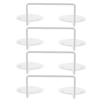 Pretyzoom 4Pcs Non Slip Mattress Gripper White Mattress Holder for Bed Frame Easy Install