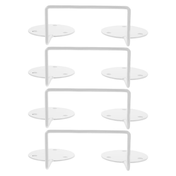 Pretyzoom 4Pcs Non Slip Mattress Gripper White Mattress Holder for Bed Frame Easy Install