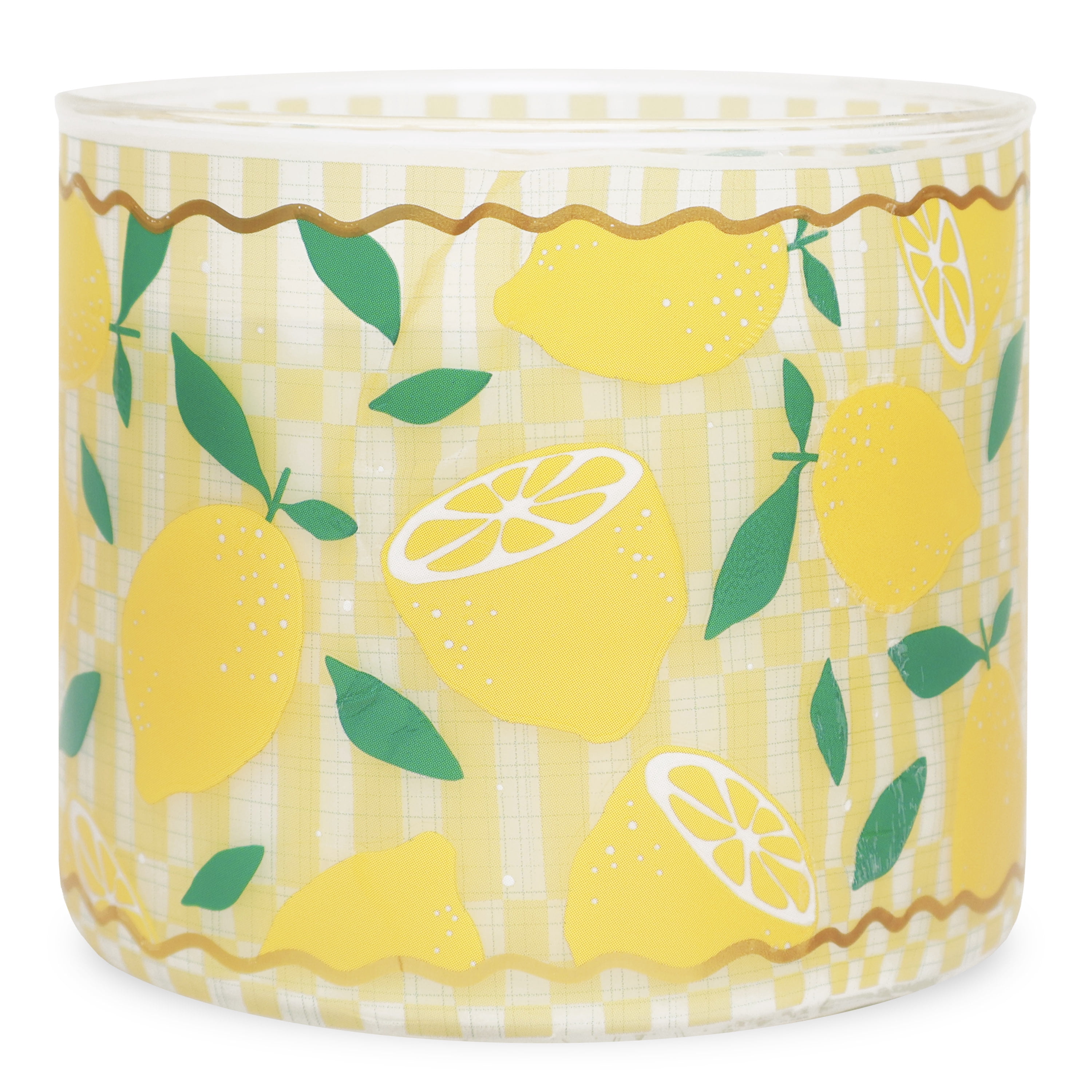 Mainstays Sweet Sugared Lemon 3-Wick Fragrance Candle with Decorative Wrap, 13 Ounce
