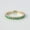Sterling Silver, variant on Emerald Eternity Ring, 18k Gold Plated Eternity Band, Stackable Ring, Handmade Anniversary Ring, Delicate Band, Promise Ring