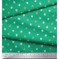 thumbnail image 2 of Soimoi Tissu en Voile de Coton Vert Fruits de Chêne Imprimé 1 Yard 42 Pouces de Large, 2 of 3