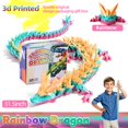 thumbnail image 2 of Dragón articulado grande impreso en 3D TXB3DOK de 80 cm, 2 of 7