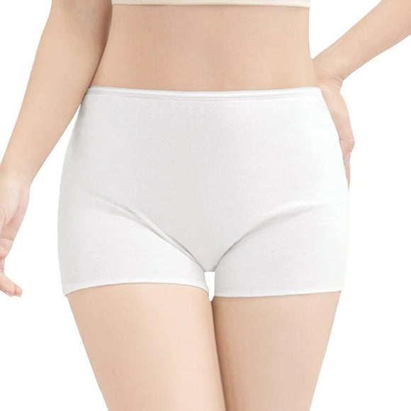 Daznico sous-Vêtements pour Femmes - Culottes en Maille pour Femme Post-Partum Jetables Lavables Respirantes pour Voyager - Culottes pour Femmes, Couleur : Blanc, Taille : TTG