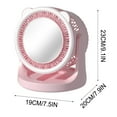 thumbnail image 3 of Portable Desk Fan with Light - 3-Speed Hanging Mini Fan for Dorm, Office & Camping, 3 of 7