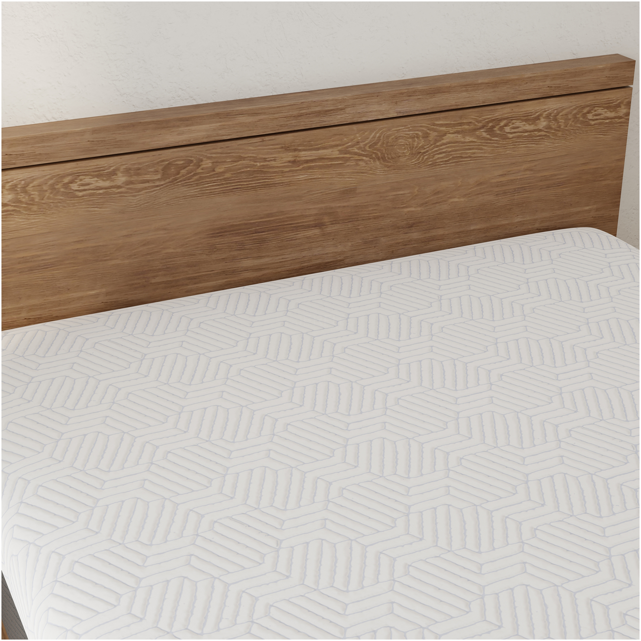 JERFIT California King Size 12 Inch Cooling Gel Memory Foam Mattress, Medium Firm Support with CertiPUR-US Certified, Bed in a Box, White Gray