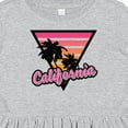 thumbnail image 4 of Inktastic California with Triangle and Palm Trees Girls Toddler Dress, 4 of 5