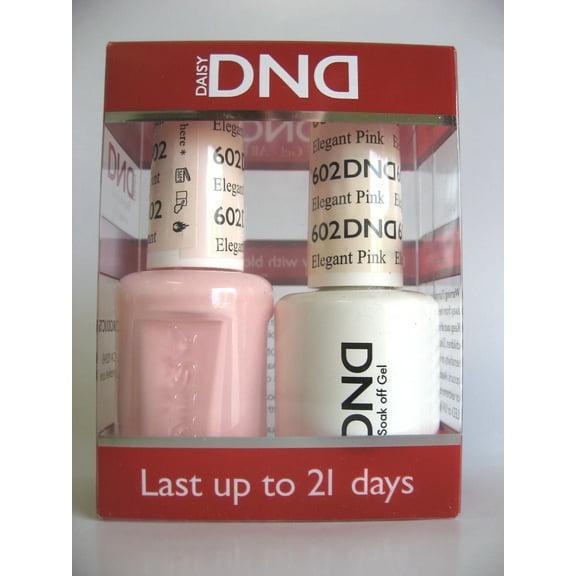 DND Nail Polish Gel & Matching Lacquer Set (602 - Elegant Pink)