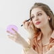 thumbnail image 5 of Espejo cosmético grabado circular plegable de plástico portátil, 5 of 5