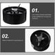 thumbnail image 5 of BRIGHTFUFU 4 aletas MB 250W Blender CrossBlades Base Base Juicer Mixer Montaje de repuesto Reemplazo Negro, 5 of 8