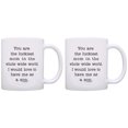thumbnail image 1 of ThisWear Mugs for Mom You Are Luckiest Mom in World 11 ounce 2 Pack Coffee Mugs, 1 of 4