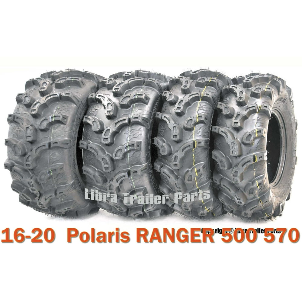 (4) WANDA 25X8X12 25X10X12 fit 1620 Polaris RANGER 500 570 ATV Tire