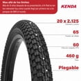 thumbnail image 2 of Llanta para bicicleta R20 x2.125 K-Rad negro, 2 of 8