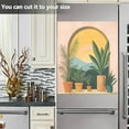 thumbnail image 3 of Yayeee Magnetic Dishwasher Cover for The Front Decoration Home Kitchen Machine Sticker Protector, Boho Plants, 3 of 6