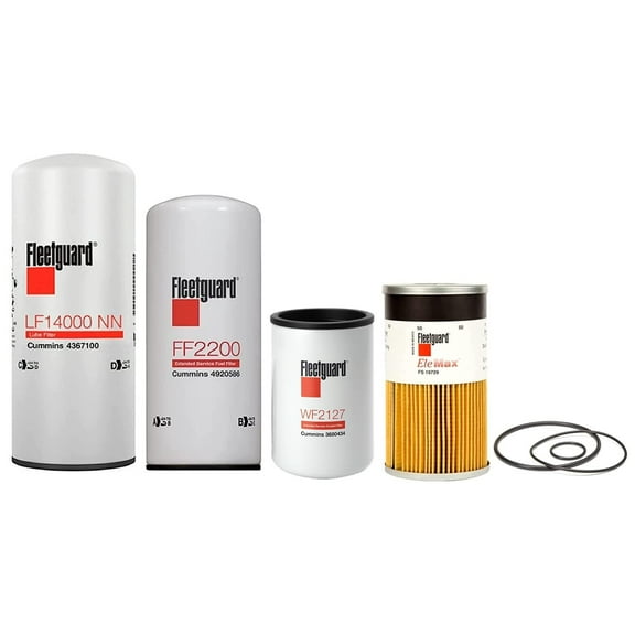 LF14000NN - FF2200 - WF2127 - FS19729 Fleetguard Filters Kit For Cummins