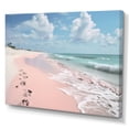thumbnail image 2 of Designart "Pink Simplicity Beach Landscape II" Landscapes Wall Decor, 2 of 5