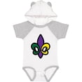 thumbnail image 3 of Inktastic Fleur De Lis Mardi Gras Holiday Boys or Girls Baby Bodysuit, 3 of 5