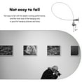 thumbnail image 3 of Luxshiny Adjustable Stainless Steel Wire Rope Hanger for Picture Frames and Sign Hanging with Rust Proof Hooks, 3 of 8