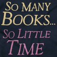 thumbnail image 2 of So Many Books So Little Time Reader Women Crewneck Sweatshirt Brisco Brands S, 2 of 5
