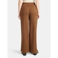 thumbnail image 3 of Time and Tru Women's Knit Wide Leg Pants, Sizes XS-XXXL, 3 of 5