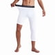 thumbnail image 2 of Pantalones de entrenamiento atléticos diferentes longitudes de pierna mallas de entrenamiento absorción de sudor color blanco para senderismo ANGGREK Otros, 2 of 8