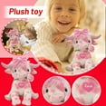 thumbnail image 2 of Pink Highland Cow Stuffed Plush 13.78 Inch, Soft Cute Cow Toy for Valentine’s Day Christmas, 2 of 6