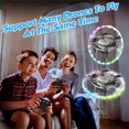thumbnail image 5 of Flooyes Mini Drone for Kids, 4.3 Inch Small Flying Toys Drones with LED Light One Key Take Off Spin Flips RC Mini Drones,Kids Gifts Toys for Boys and Girls, 5 of 9