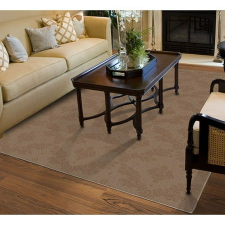 Brown Striped Rug - Charleston Patterned Area Rug