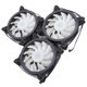 thumbnail image 4 of Ventilador de refrigeración de computadora con control remoto, 3 piezas Ventilador de refrigeración de chasis de computadora Ventilador de refrigeración de chasis de computadora Probado profesionalme, 4 of 12