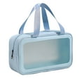 thumbnail image 1 of Hyasfey Clear Makeup Bag Travel Toiletry Bag with Handle Zipper Closure Large Capacity Waterproof Transparent Cosmetic Bag, 1 of 8