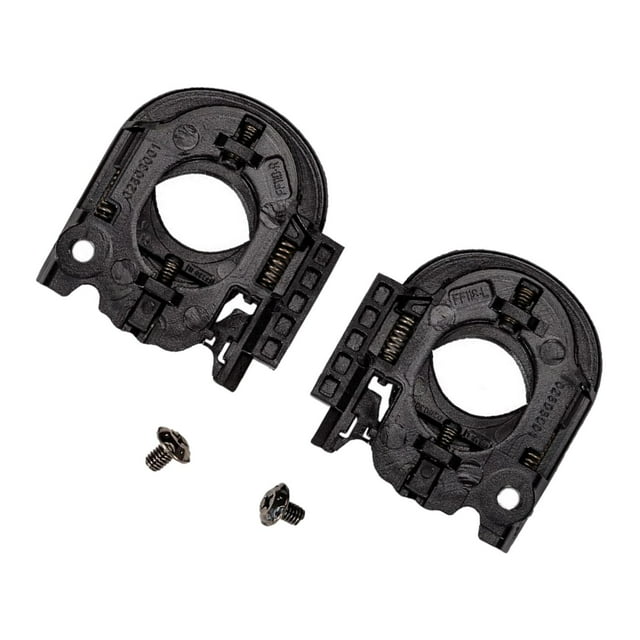 2 bases protectoras para casco con tornillos, accesorios para casco, repuestos duraderos, fáciles de instalar, reemplaza DYNWAVEMX bases de guardia