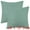 Mint Blue, variant on Unique Bargains 1 Pair Solid Color Pillowcases with Hidden Zipper for Bed Sofa and Couch Beige 20" x 20"