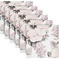 thumbnail image 6 of GZHJMY Flower Rose Napkins Table Decorations Napkin Set for Gift Giving, Dining, Parties 20 x 20in, 6 of 7
