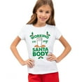 thumbnail image 2 of Working on My Santa Body for Christmas Unisex Youth T Shirt, 2 of 5