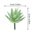 thumbnail image 3 of FENGGUIQU Decorative Succulents Plant Assorted Color Velvet for Home Decor 6Pcs, 3 of 4
