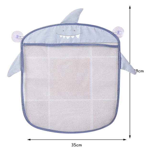 Bolsa De Almacenamiento De Juguetes Acuáticos Bolsa de almacenamiento de juguetes acuáticos Organizador de juguetes con ventosas sin rastro (gris) Hugtrwg Libre de BPA