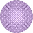 thumbnail image 1 of Ahgly Company Machine Washable Indoor Square Transitional Jasmine Purple Area Rugs, 3' Square, 1 of 7