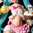 thumbnail image 3 of Figura de anime mingsheng Hatsune Miku 23 cm modelo Kawaii de PVC orejas de conejo adornos coleccionables juguetes de Navidad regalos, 3 of 5
