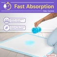 thumbnail image 3 of PetsWorld 300 Count Puppy Pads for Small Pets, 23 in x 36 in, Leak-Proof, Value Pack, 3 of 7