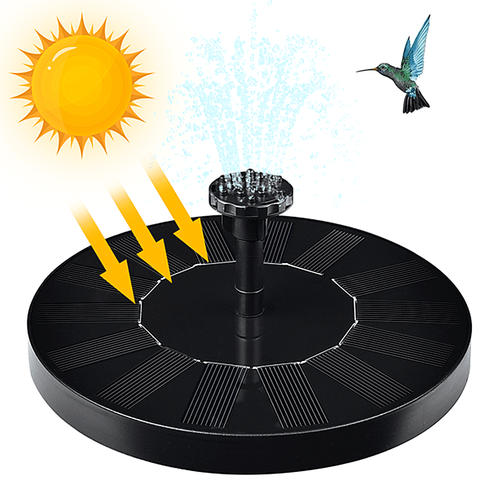 Details about   3.8W Solar Water Fountain Pump Bird Bath Floating Garden Pond Pool Outdoor w/LED 