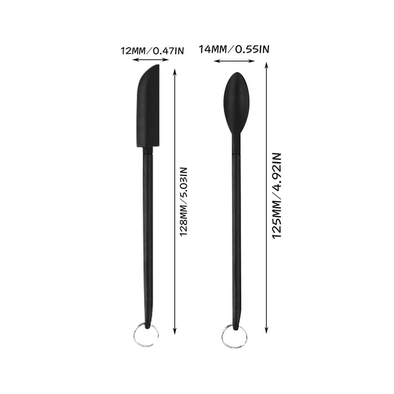 Mini Silicone Telescopic Spatula Makeup Spatula Small Spatula For Cosmetics  Reusable Beauty Spatula Jar Spatula Food