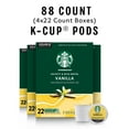 thumbnail image 3 of (4 pack) Starbucks Vanilla, Hot or Iced Coffee, Flavored K-Cup Coffee Pods, 22 Count​, 3 of 17