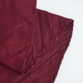 thumbnail image 6 of Balsa Circle 120" Burgundy Accordion Crinkle Taffeta Round Tablecloth Reception Decoration, 6 of 8